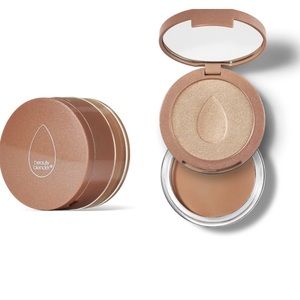 NWT BeautyBlender liquid bounce bronzer highlighter duo in champagne and topaz